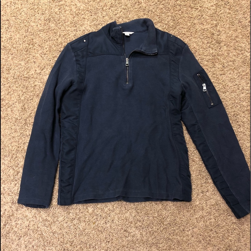 Mens Calvin Klein 1/4 Zip Pullover Medium